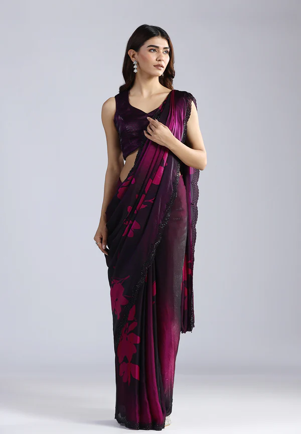 Crystal Work Designer Saree